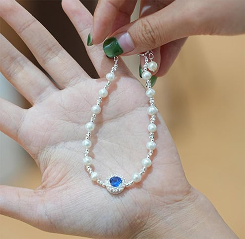 Freshwater Pearl Beaded Bracelet