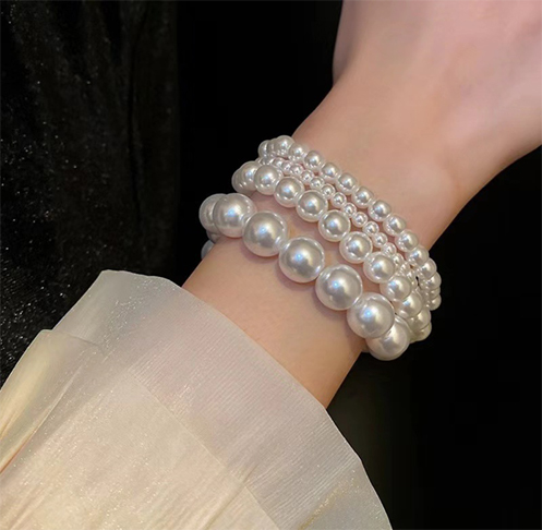 Glass Pearl Bracelet For Women
