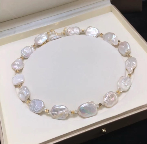 Handmade Baroque Freshwater Pearl Necklace Handmade Baroque Freshwater Pearl Necklace