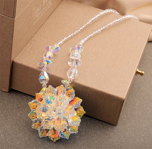Handmade Luxury Crystal Bead Necklace