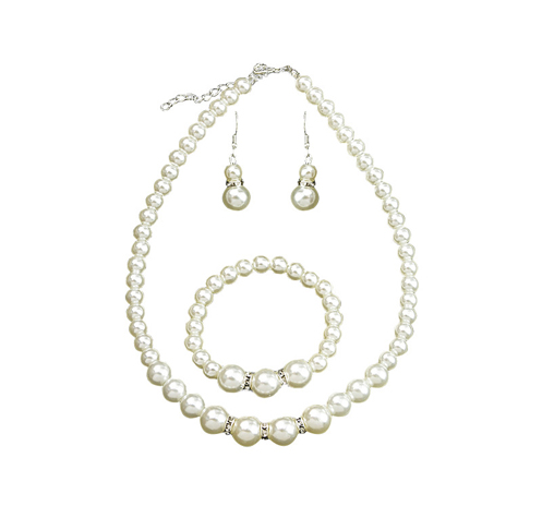 Modern and Minimalist Glass Pearl Set Modern and Minimalist Glass Pearl Set