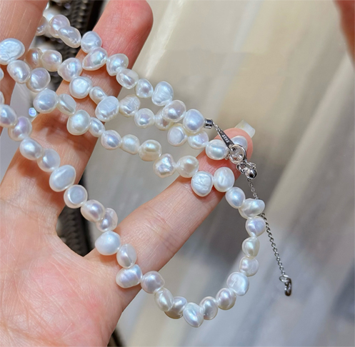Natural Baroque Freshwater Pearl Necklace