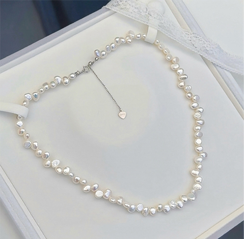 Natural Baroque Freshwater Pearl Necklace