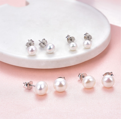 Pearl Stud Earrings Pearl Stud Earrings