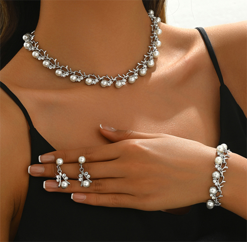 Premium Glass Pearl Set for women