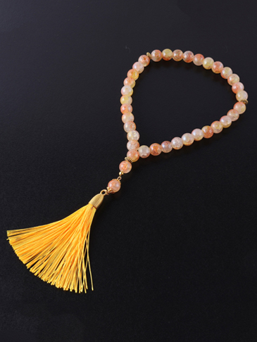Muslim 33pcs Glass Beads Fringe Bracelet