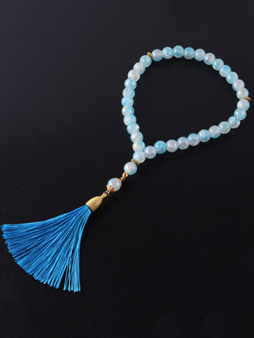 Muslim 33pcs Glass Beads Fringe Bracelet