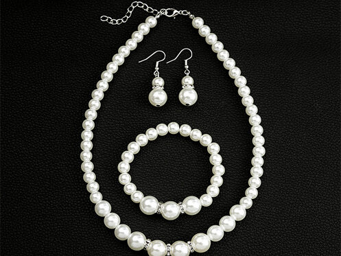 Modern and Minimalist Glass Pearl Set