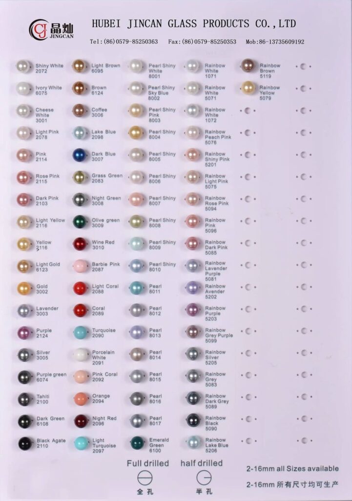 GO2CJBEADS offers imitation pearls that perfectly match Swarovski’s color
