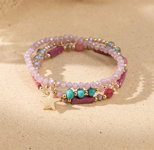 Fashion Friendship Crystal Beads Bracelet4
