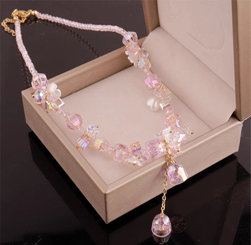 Handmade Luxury Crystal Bead Necklace2